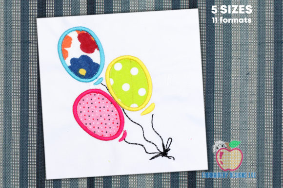 3 Balloon Trio Applique Review