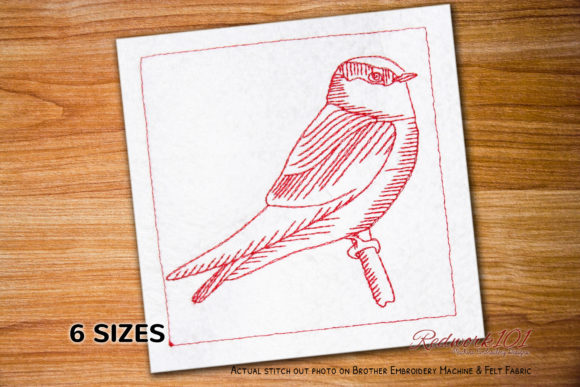 American Cliff Swallow Machine Redwork Review