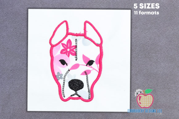 American Pit Bull Terrier Applique Review