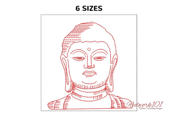 Buddha Face Bluework Embroidery Review