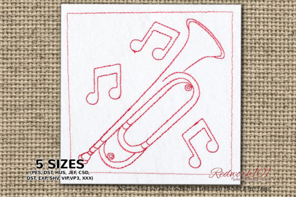 Bugle Trumpet Bluework Embroidery Review