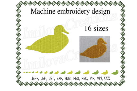 Duck Silhouette Embroidery Design Review