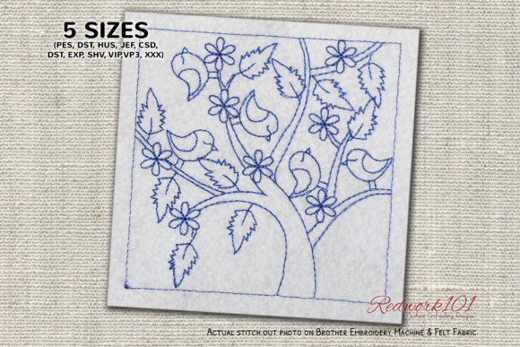Family of Birds Embroidery Design Review