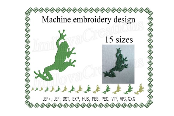 Frog Silhouette Embroidery Review