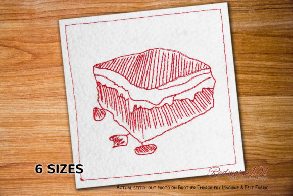 Gooey Brownies Machine Embroidery Design Review