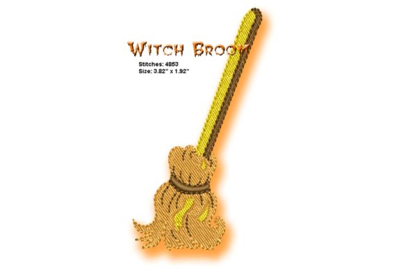 Halloween Broom Embroidery Design Review