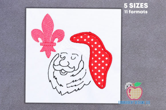 Happy Santa Face Applique Review