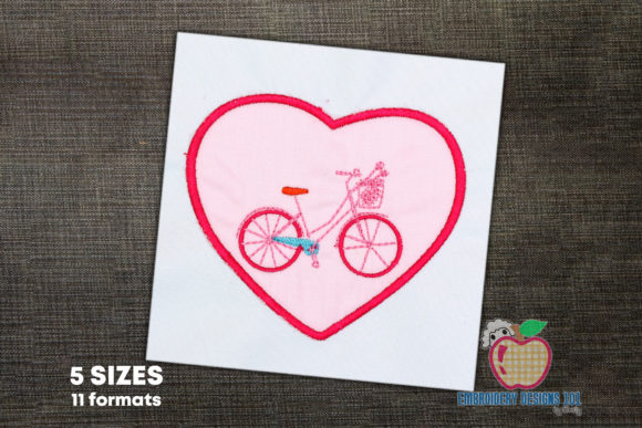 Love Bicycle Applique Pattern Review for Seasonal Use