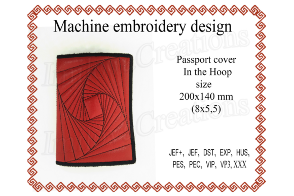 Passport Cover In The Hoop Embroidery Review