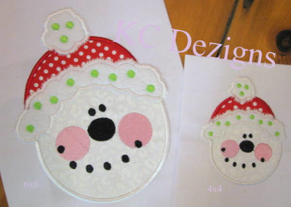 Snowman Face with Christmas Beanie Embroidery Design Review
